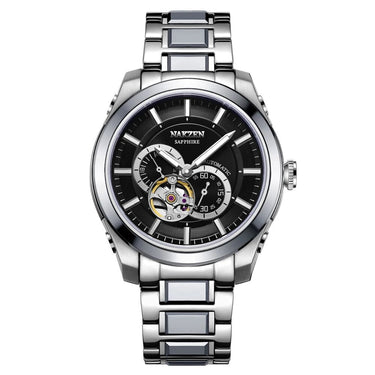 NAKZEN Men Automatic Watch Miyota 82S7 Sapphire Luxury Mechanical Wristwatch Stainless Steel Waterproof Watch Clock relogio masc-4