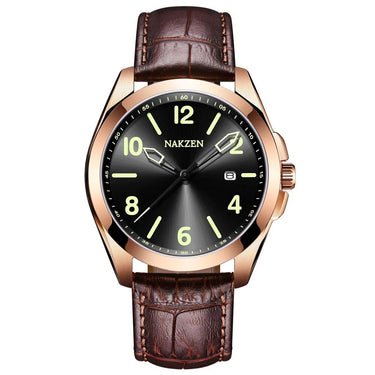 NAKZEN Brand Luxury Quartz Men Watch Sapphire Crystall Luminous Hands Steel Shell Casual Sport Wristwatch Gift Relogio Masculino-7