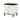 Nightstand With USB, White & Brown Finish-0