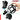 5 Core Podcast Equipment Bundle w Adjustable Suspension Boom Scissor Arm 3/8"to 5/8" Screw Adapter Shock Mount Pop Filter Cable Ties -ARM SET 16-5