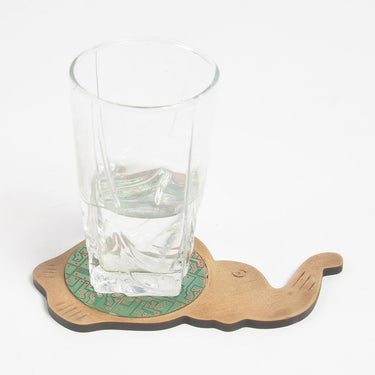 Recycled Circuit Board Mdf Elephant Coaster-0