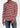 Konus Men's Scalloped Stripe Long Sleeve Tee in Burgundy - shopatkonus