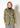 Women's Olive Windbreaker Belted Collar Jacket in Olive - shopatkonus