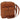 Small leather bag with zip closures - Brown Colonial-0