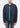 Konus Men's Bomber Jacket with Zipper Details in Navy - shopatkonus