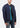 Konus Men's Bomber Jacket with Zipper Details in Navy - shopatkonus