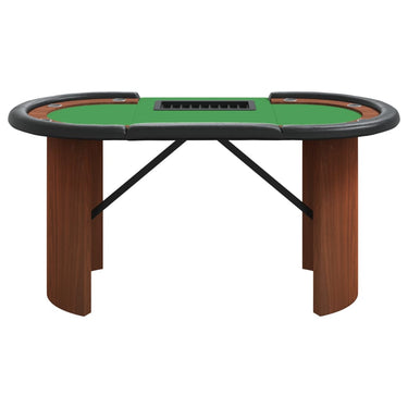 vidaXL Poker Table Texas Holdem Table for 10 Players Portable Casino Table-1