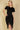 Fringe Hem Short Sleeve Bodycon Midi Pencil Dress (CAPELLA)-3
