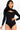 Front Cutout Long Sleeve Bodysuit (CAPELLA)-5