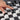 Black and White 15 Inches Marble Tournament Checkers Set-2