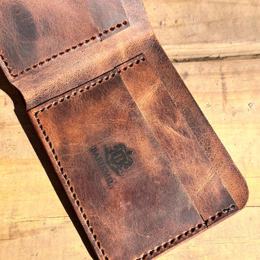 Leather bifold wallet-1