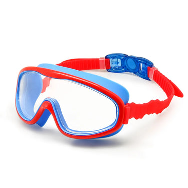 Kids Swim Goggles Children 3-8Y Wide Vision Anti-Fog Anti-UV Snorkeling Diving Mask Ear Plugs Outdoor Sports