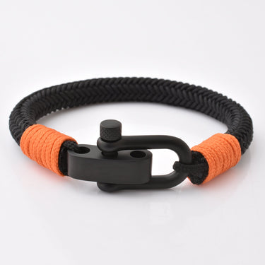 Matt Black Stainless Steel Claps Bracelet-1