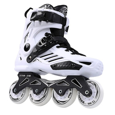 Professional Adult 4 Wheel Roller Skates Shoes Inline Skate Sneakers 80mm Wheels Sliding Free Skating Patins