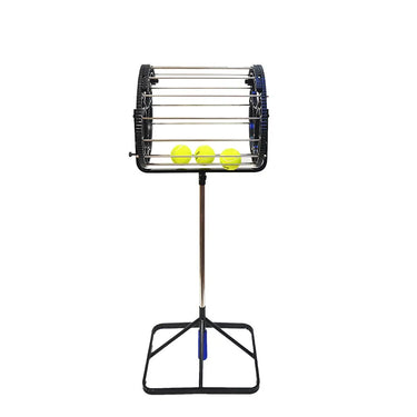 Tennis Trainer Ball Picker High-capacity Retriever Adjustable Tennis Accessories Square Handle Portable Stand Storage Holder