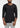 Men's 3/4 Sleeve Tee with Uneven Hem in Black - shopatkonus