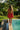  back view of a Short red dress perfect for a summer day at the beach - Lonarc