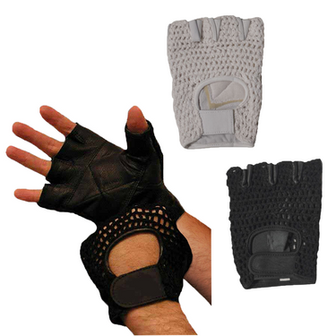 BODYSMART™ Mesh Leather Workout Gloves-0