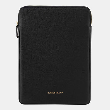 Premium Black Leather MacBook Case for 13, 14, 15, 16-inch Models-1