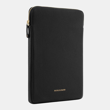 Premium Black Leather MacBook Case for 13, 14, 15, 16-inch Models-0