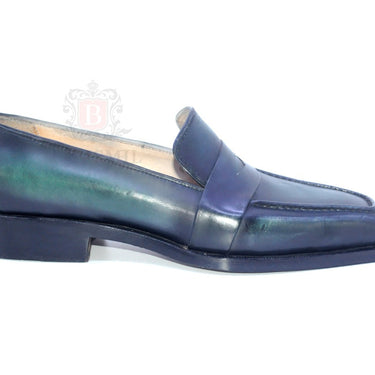 Venice- Green Patina Loafers-1
