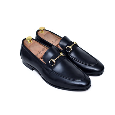 Oscar- Black Calf Loafers-1