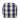 Connor - Checkered Square Pouf Ottoman And Floor Cushion - Ivory / Navy