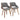 Fabrizzi - Mid-Century Modern Dining / Chair (Set of 2) - Walnut / Gray