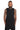 Mens drop armhole tank in black from Ekoluxe