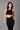 Stevie Reversible Matte Luxe High Neck Sports Bra in Black Combo by Wear Love More