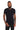 V neck mens black slim fit t shirt from Ekoluxe
