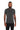 V neck mens slim fit t shirt in steey grey from Ekoluxe.