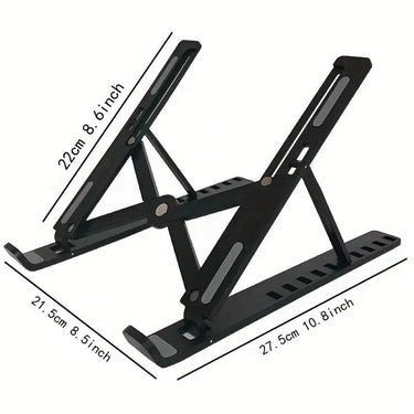 Vibe Geeks 9 Levels Height Adjustable Alumiinum Alloy Portable Laptop Stand-1
