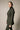 Women's Olive Blazer with Front Buttons-5