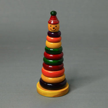 Channapatna Lacquered & Turned Wooden Stacking Toy-0