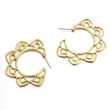 Flora -Gold Earrings-0