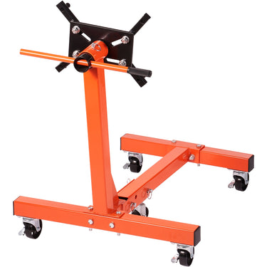 VEVOR Engine Stand, 1500 lbs (3/4 Ton) Rotating Engine Motor Stand with 360 Degree Adjustable Head, Cast Iron Folding Motor Hoist Dolly, 5-Caster, 4 Adjustable Arms, for Vehicle Maintenance-9